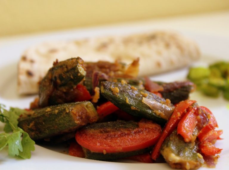 Bharwan Bhindi Recipe, Stuffed Okra with Besan How to make stuffed bhindi