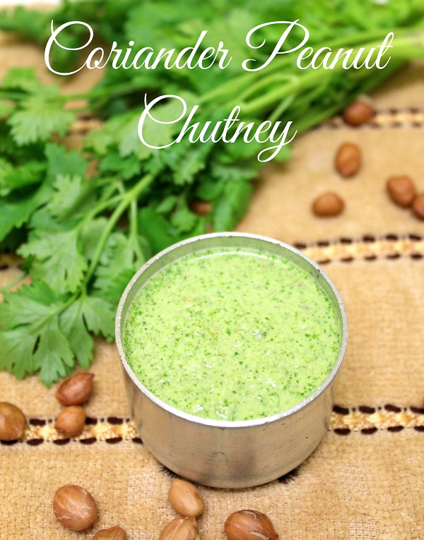 Coriander Peanut Chutney Recipe How To Make Coriander Peanut Chutney