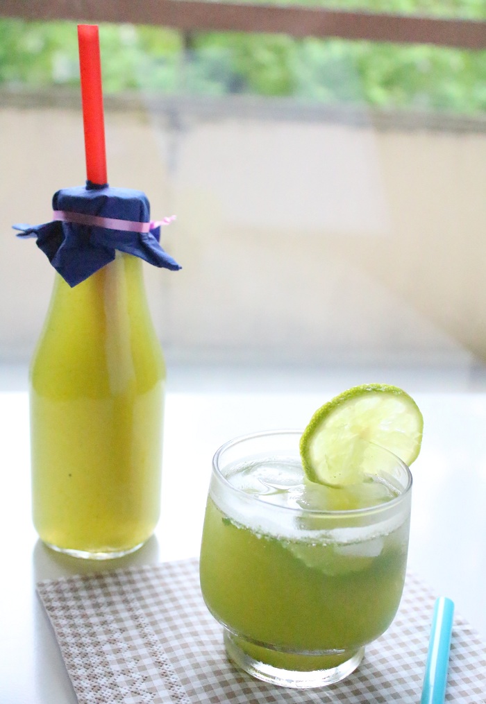 cucumber juice and lemon juice