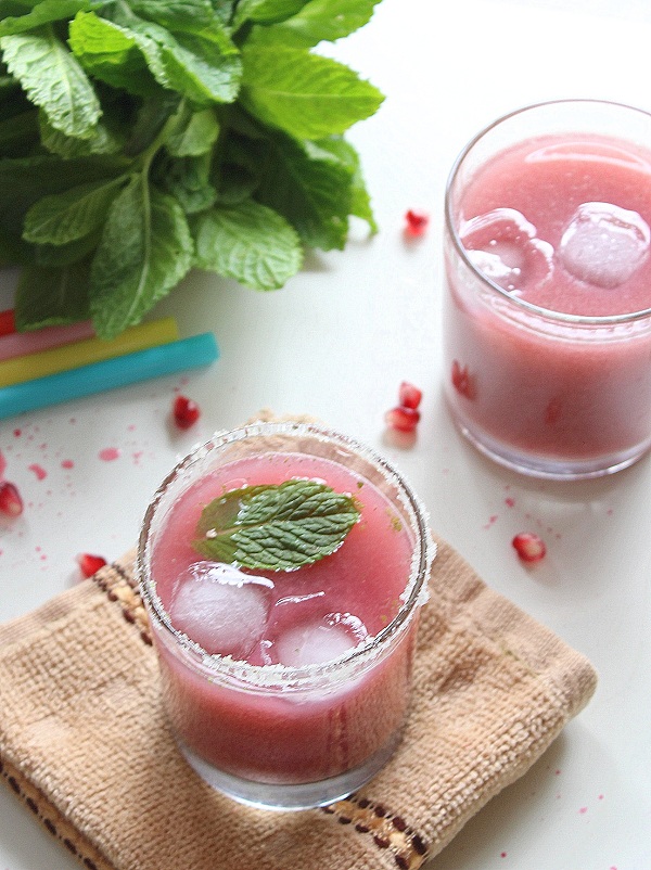 pomegranate-mint-juice
