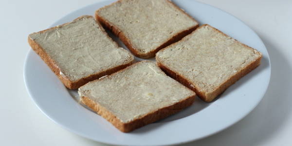  Receta de tostadas de queso con chile mantequilla de pan