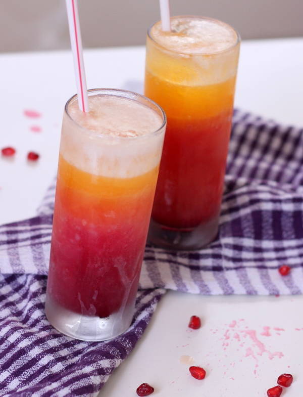 Pomegranate Orange juice recipe