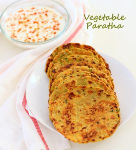 vegetable paratha recipe