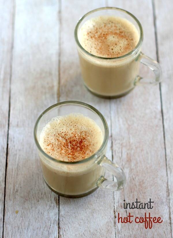 Hot Coffee Recipe, Homemade Instant Creamy Hot Coffee Recipe