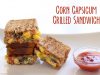 Corn Capsicum Sandwich Recipe, Corn Capsicum Grilled Sandwich Video