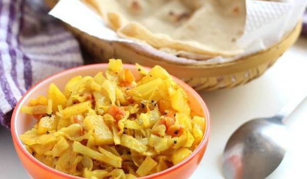 cabbage potato sabzi aloo patta gobi