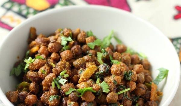 dry kala chana recipe navaratri recipe
