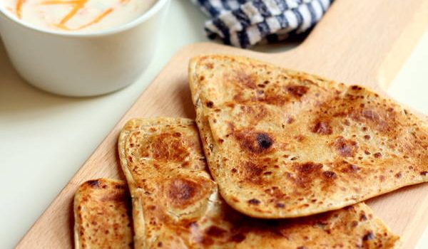 jeera paratha with raita recipe