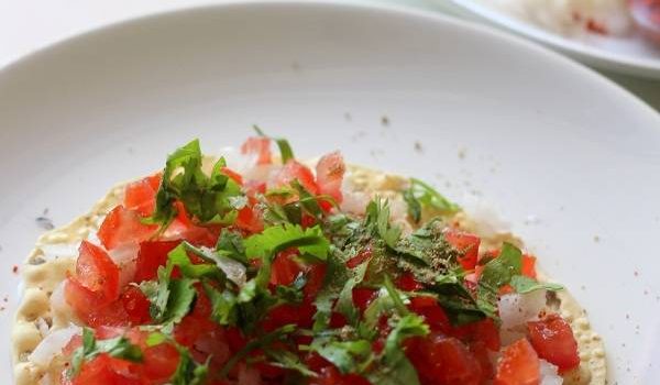 roasted masala papad tawa masala papad recipe