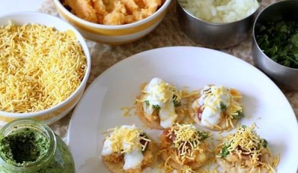 sev puri chaat dahi puri chaat