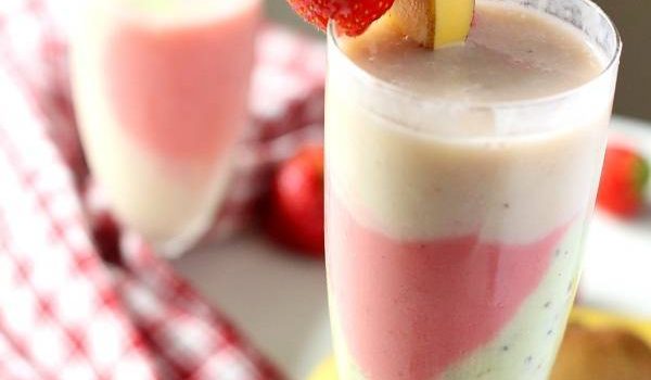 strawberry kiwi banana milkshake recipe