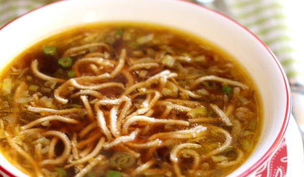 veg manchow soup recipe step by step
